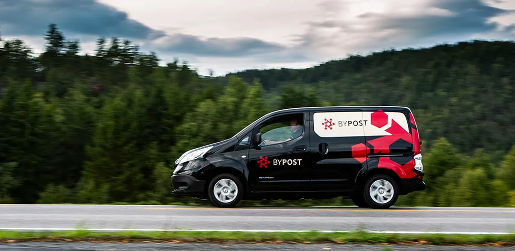 Bypost sine ruter for bibliotektransport