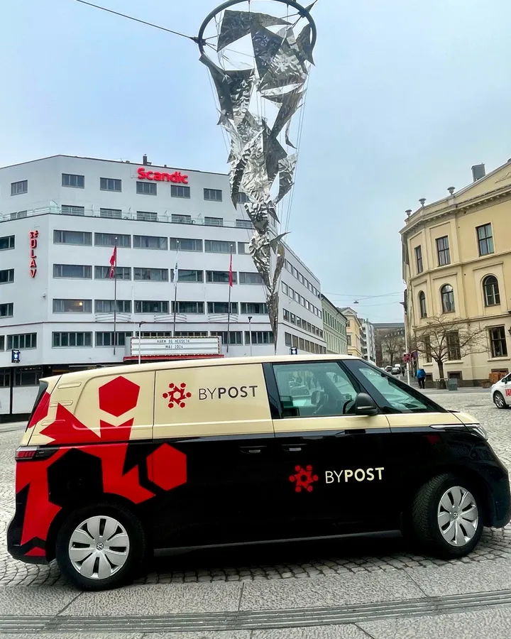 Oslo sentrum sett ovenfra